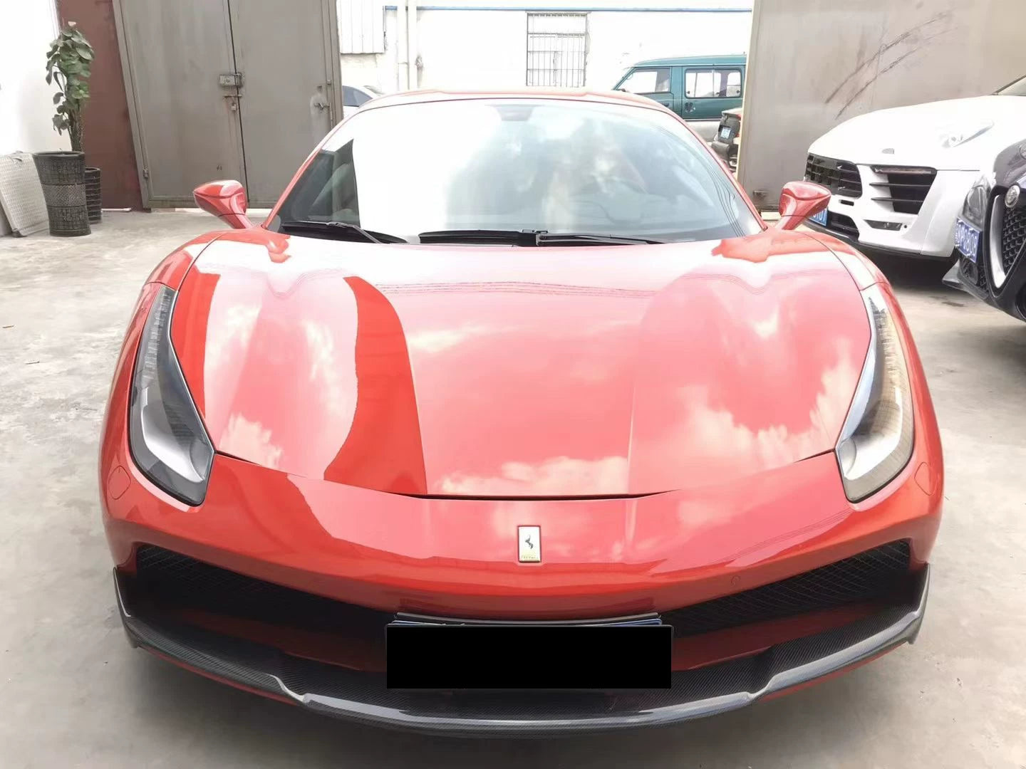 Ferrari 488 GTB Spider N-Style Dry Carbon Fiber Aero Kit – Front Lip, Side Skirts, Rear Lip, Wing & More