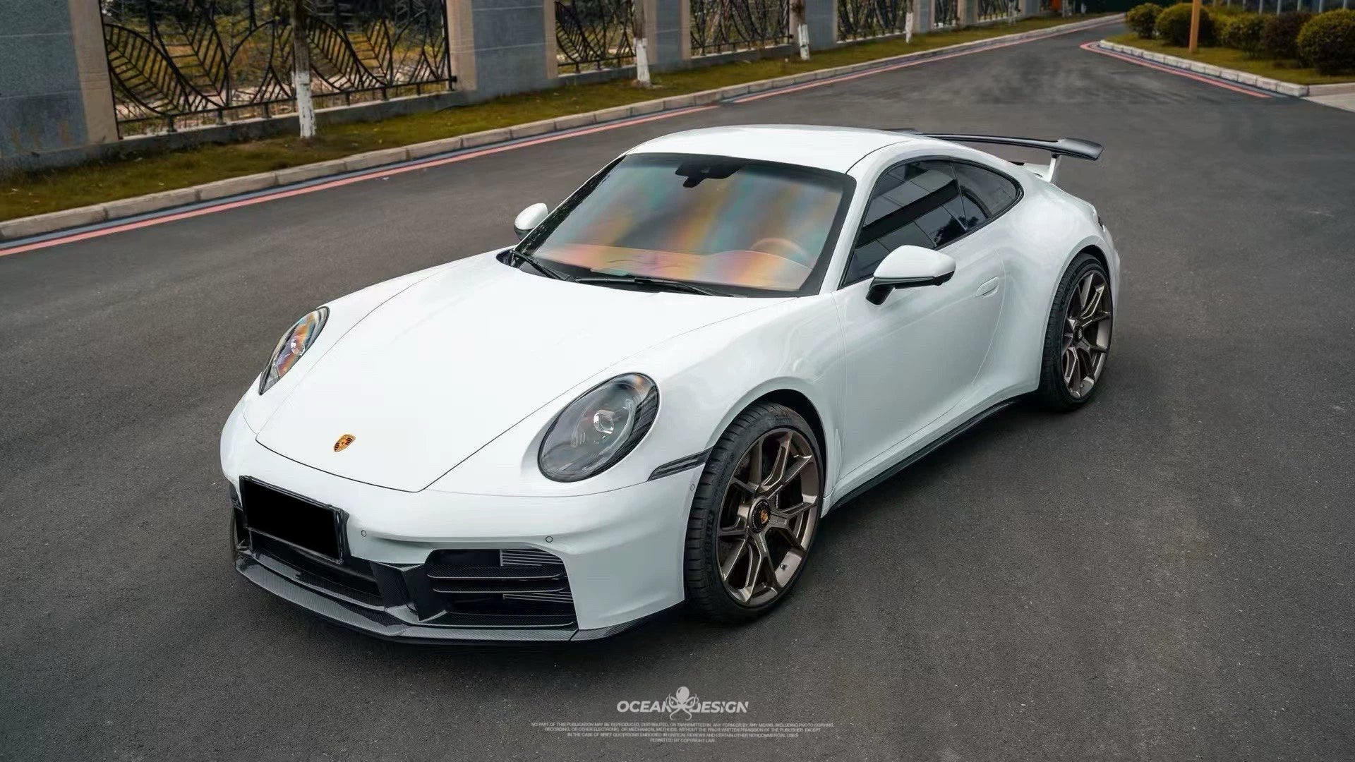 Porsche 911 992.2 OEM-Style Dry Carbon Fiber Aero Kit – Front Lip, Grille, Air Vents, Rear Lip
