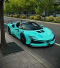 Ferrari SF90 XX-Style Dry Carbon Fiber Full Body Kit – Front & Rear Bumpers, Hood, Fenders, Wing