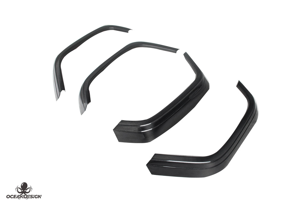 Mercedes-Benz G63 W464 G900 Rocket Style Dry Carbon Fiber Wide Aero Kit – Front Lip, Rear Lip, Rear Wing, Hood, Grille, Wheel Arches, Mirror Caps & Trim
