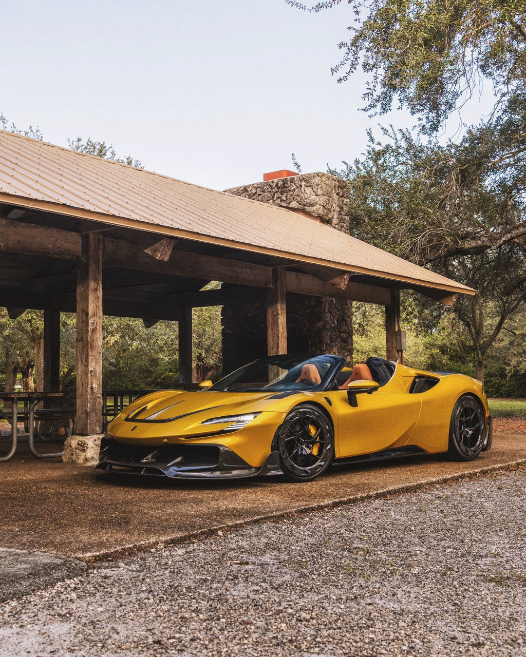 Ferrari SF90 MSY-Style Dry Carbon Fiber Aero Kit – Front Lip, Fenders, Side Skirts, Rear Lip, Wing & More