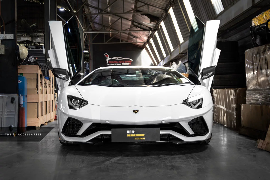 Lamborghini Aventador LP740 (S) OEM-Style Dry Carbon Fiber Aero Kit – Front Lip, Side Skirts, Rear Wing & More