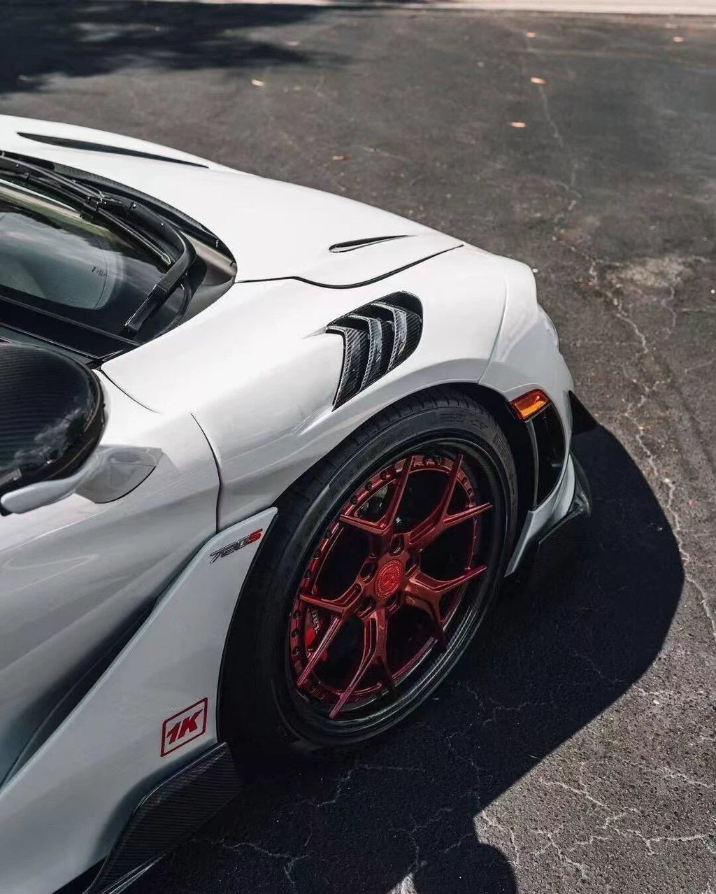 McLaren 720S RYFT-Style Dry Carbon Fiber Aero Kit – Front Lip, Side Skirts, Rear Lip, Wing, Hood