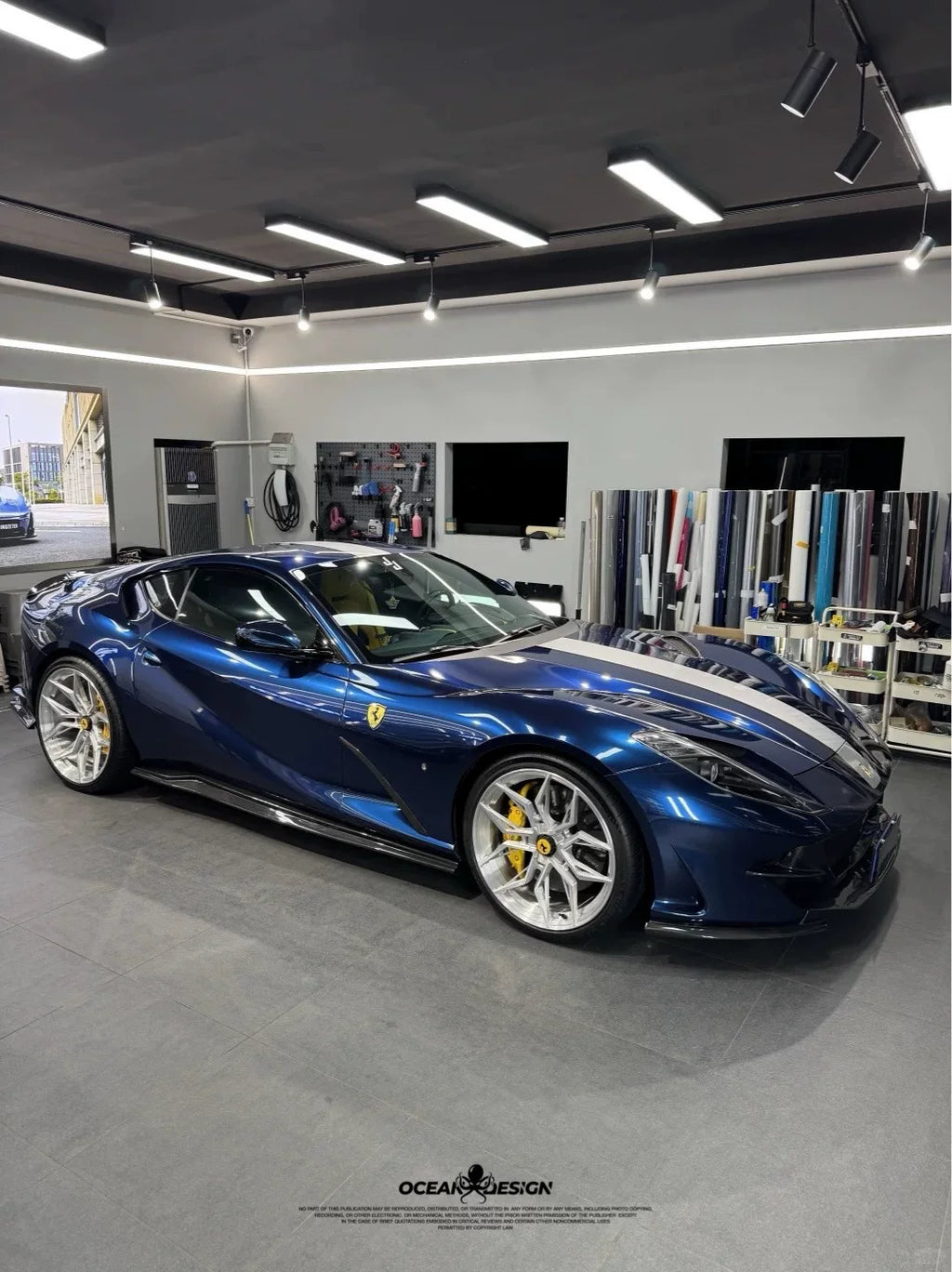 Ferrari 812 Superfast GTS N-Style Dry Carbon Fiber Aero Kit – Front Lip, Side Skirts, Rear Wing & More