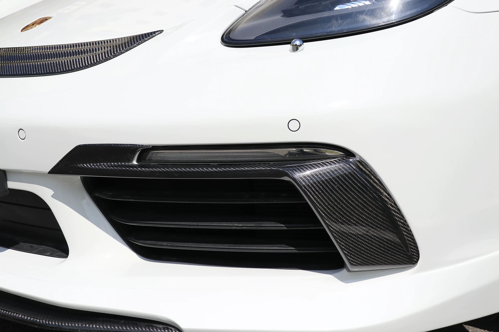 Porsche 718 Boxster Cayman Techart-Style Carbon Fiber Aero Kit – Front Lip, Side Skirts, Rear Lip, Wing
