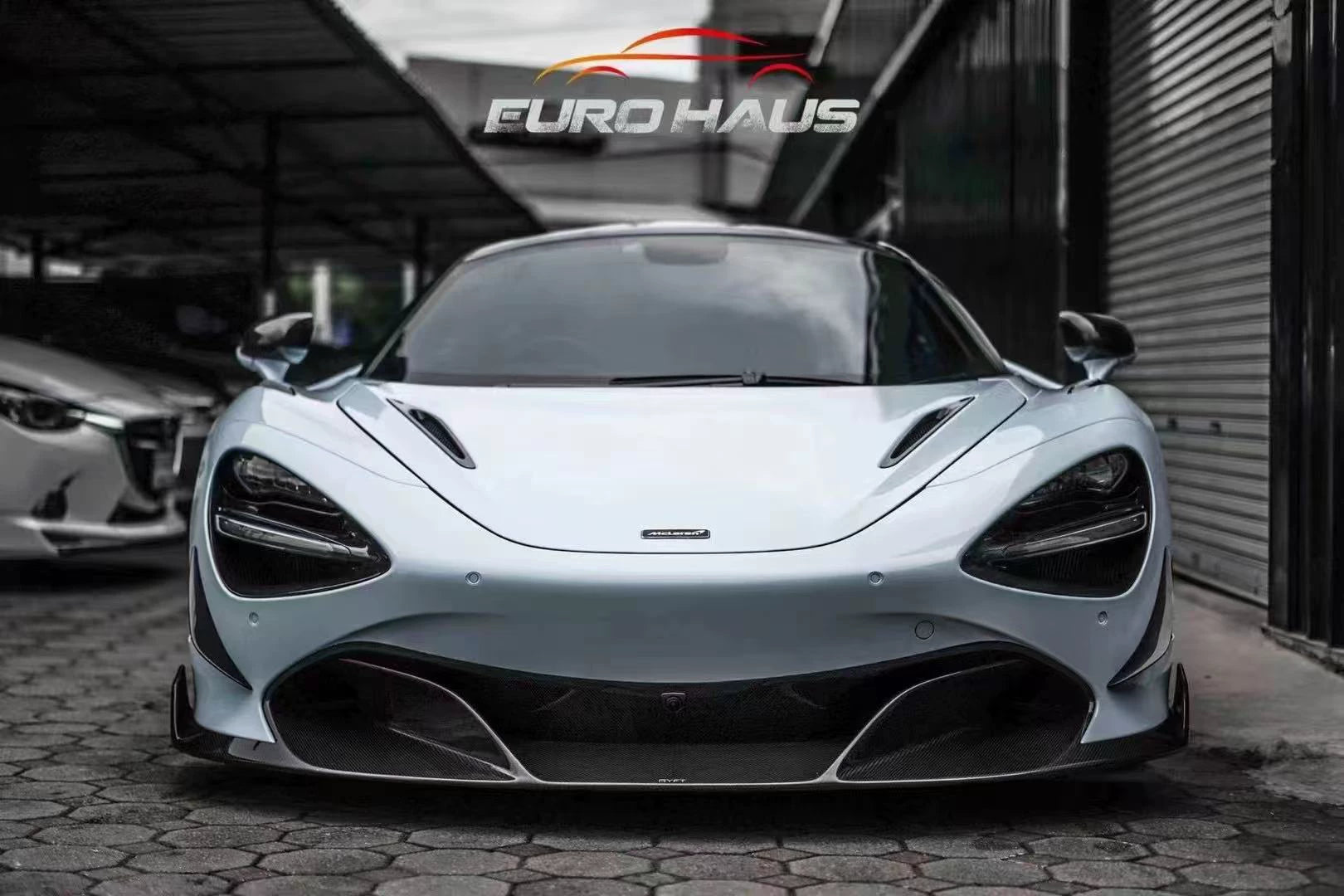 McLaren 720S RYFT-Style Dry Carbon Fiber Aero Kit – Front Lip, Side Skirts, Rear Lip, Wing, Hood