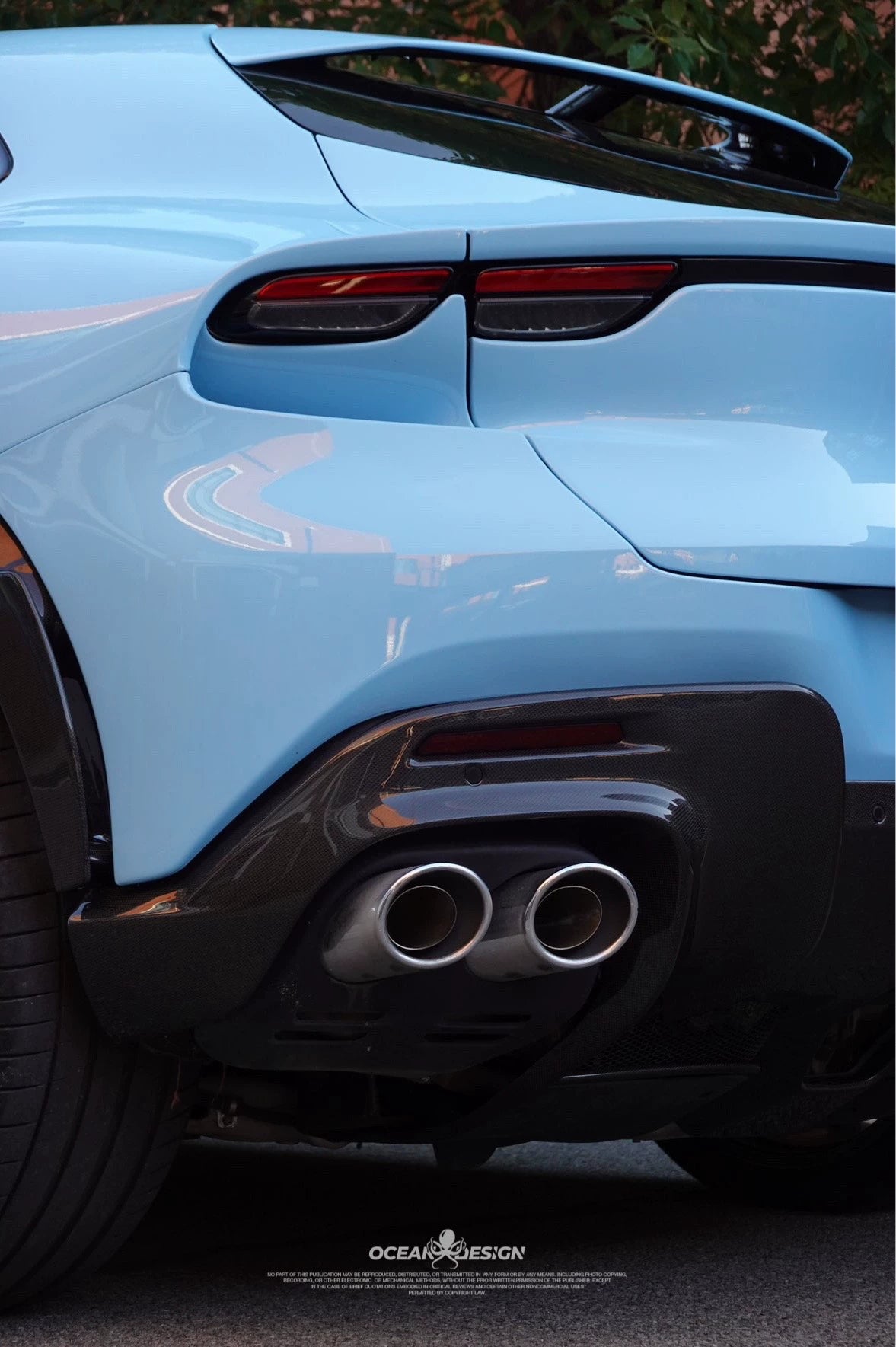 Ferrari Purosangue OEM-Style Dry Carbon Fiber Aero Kit – Front Lip, Side Skirts, Rear Lip, Wheel Arches