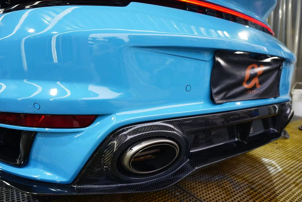 Porsche 911 992.1 Carrera to Turbo S-Style Carbon Fiber Aero Kit – Front Lip, Side Skirts, Rear Lip, Wing
