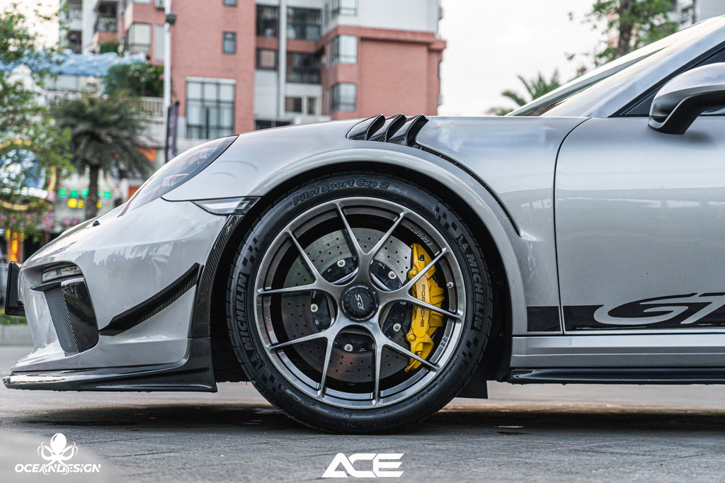 Porsche 991 GT3 RS OEM-Style Dry Carbon Fiber Aero Kit – Front Lip, Side Skirts, Hood, Wing, Mirrors & More