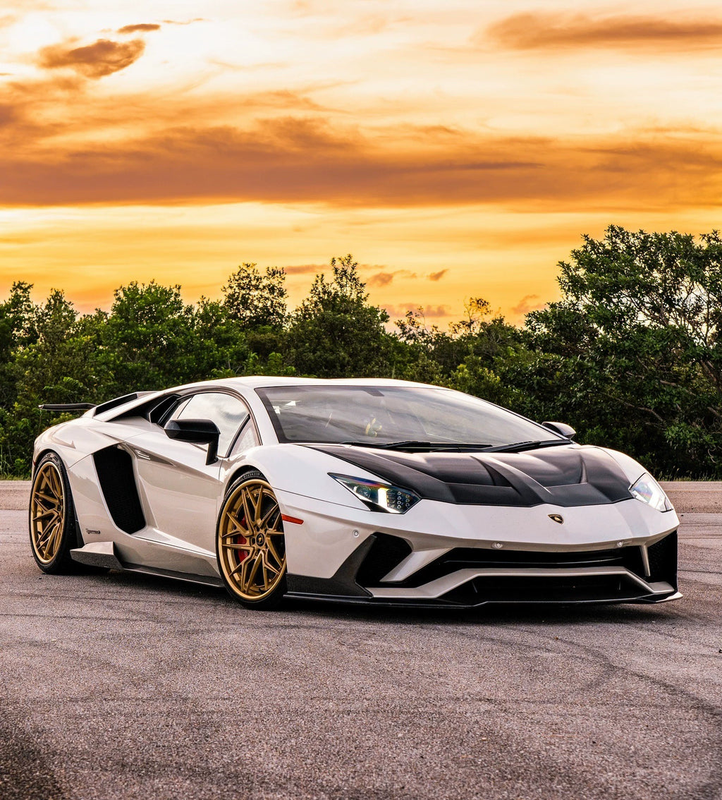 Lamborghini Aventador SVJ 1016-Style Dry Carbon Fiber Hood (LP700 / LP720 / LP740 / LP750)