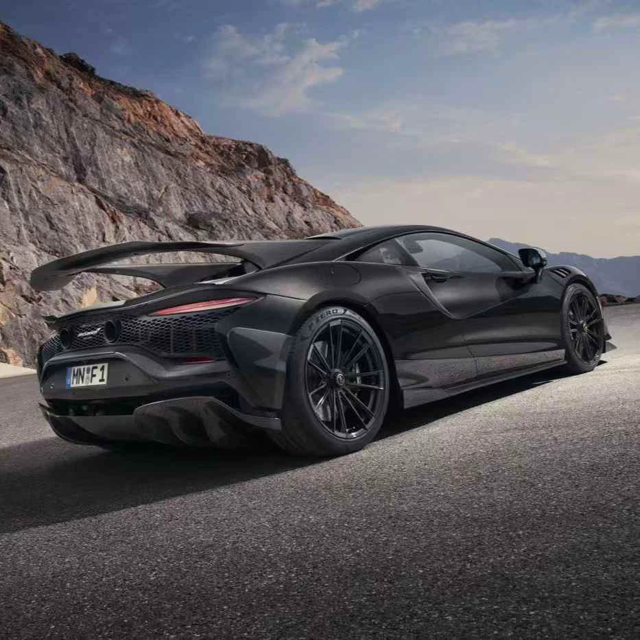 McLaren Artura N-Style Dry Carbon Fiber Aero Kit – Front Lip, Side Skirts, Rear Lip, Rear Wing, Door Sills, Mirror Covers