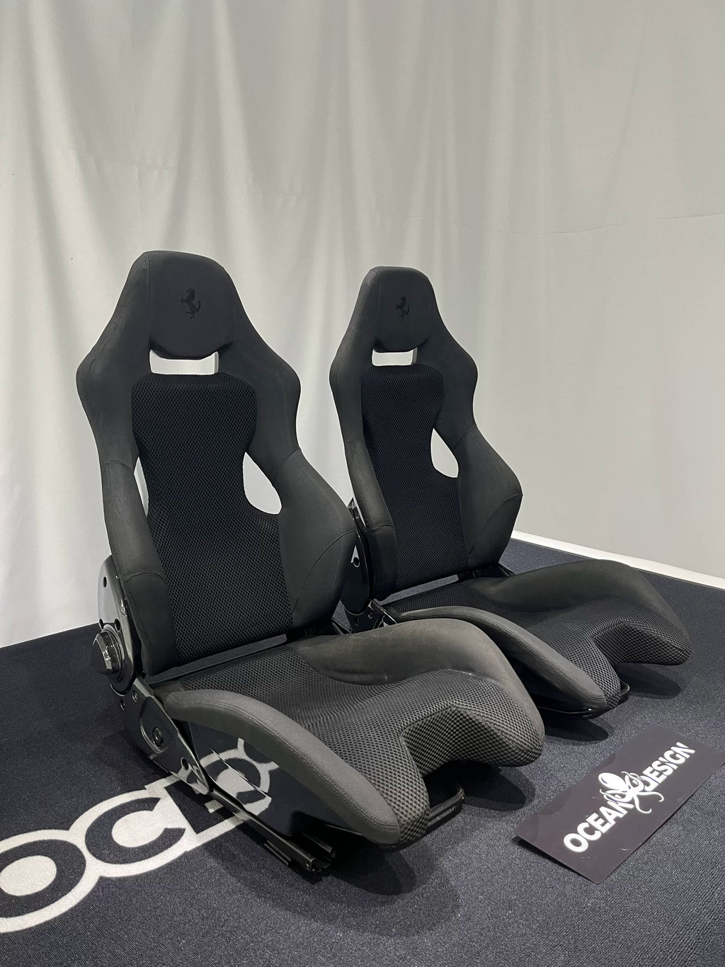 Ferrari F430 458 488 F8 Dry Carbon Fiber One-Piece Racing Bucket Seat – Alcantara, Lightweight