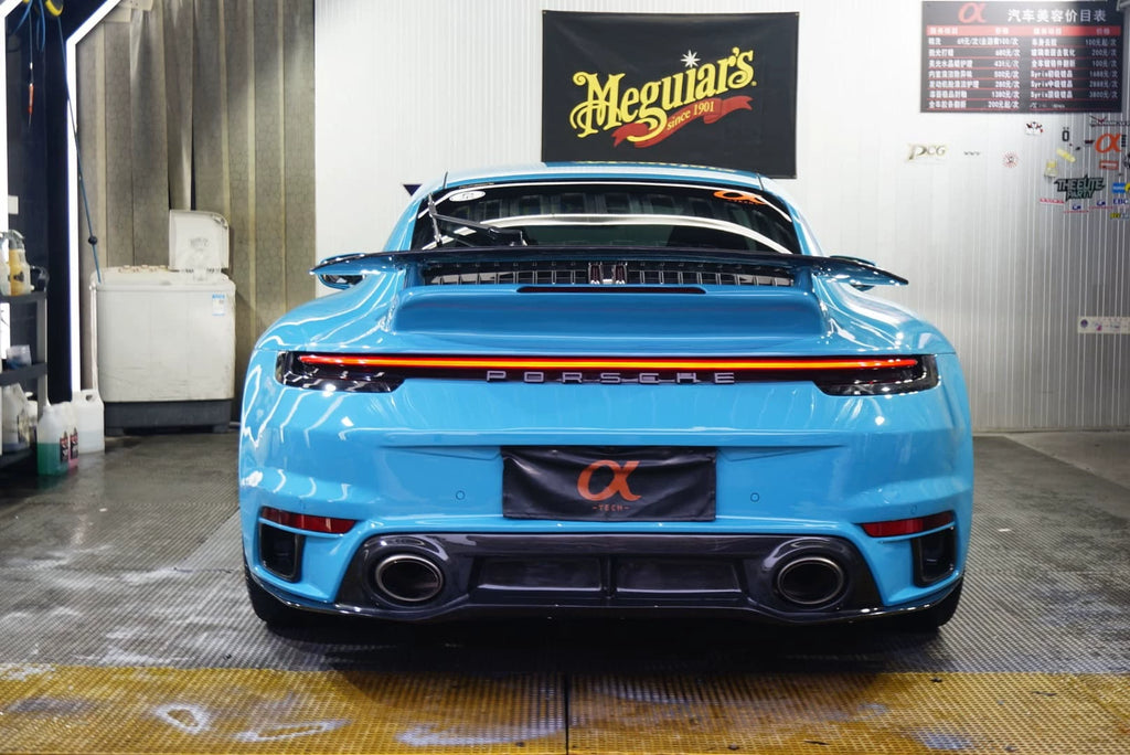 Porsche 911 992.1 Carrera to Turbo S-Style Carbon Fiber Aero Kit – Front Lip, Side Skirts, Rear Lip, Wing