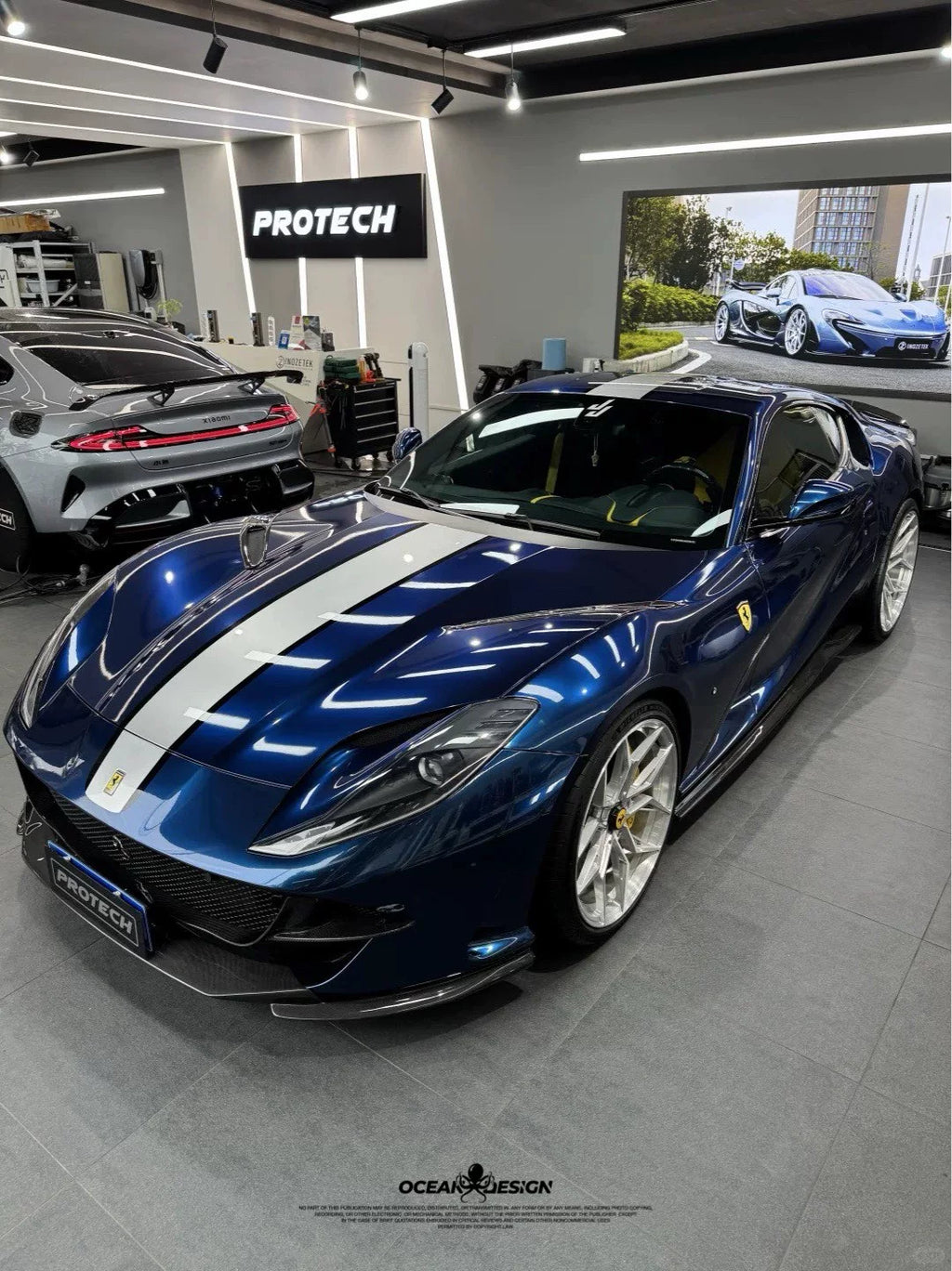 Ferrari 812 Superfast GTS N-Style Dry Carbon Fiber Aero Kit – Front Lip, Side Skirts, Rear Wing & More