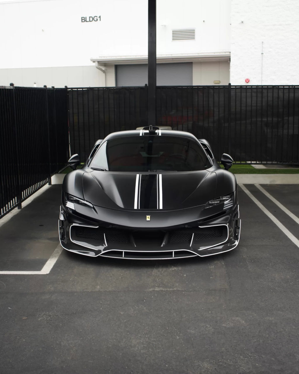 Ferrari SF90 MSY-Style Dry Carbon Fiber Aero Kit – Front Lip, Fenders, Side Skirts, Rear Lip, Wing & More
