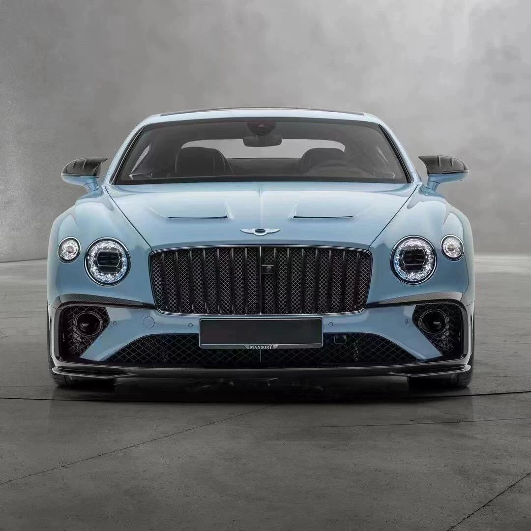 Bentley Continental GT MSY Style Dry Carbon Fiber Half Aero Kit – Front Lip, Side Skirts, Rear Lip, Fender Vents