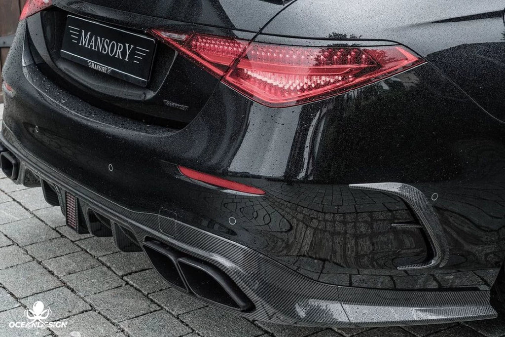 Mercedes-Benz S-Class S450 W223 MSY Style Dry Carbon Fiber Aero Kit – Front Lip, Side Skirts, Rear Lip, Rear Wing, Roof Spoiler, Mirror Covers, Air Vents, Fender Trim