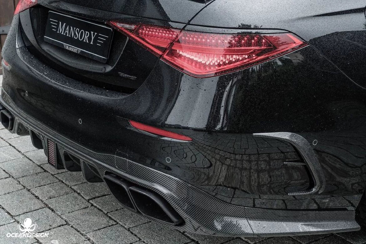 Mercedes-Benz S-Class S450 W223 MSY Style Dry Carbon Fiber Aero Kit – Front Lip, Side Skirts, Rear Lip, Rear Wing, Roof Spoiler, Mirror Covers, Air Vents, Fender Trim