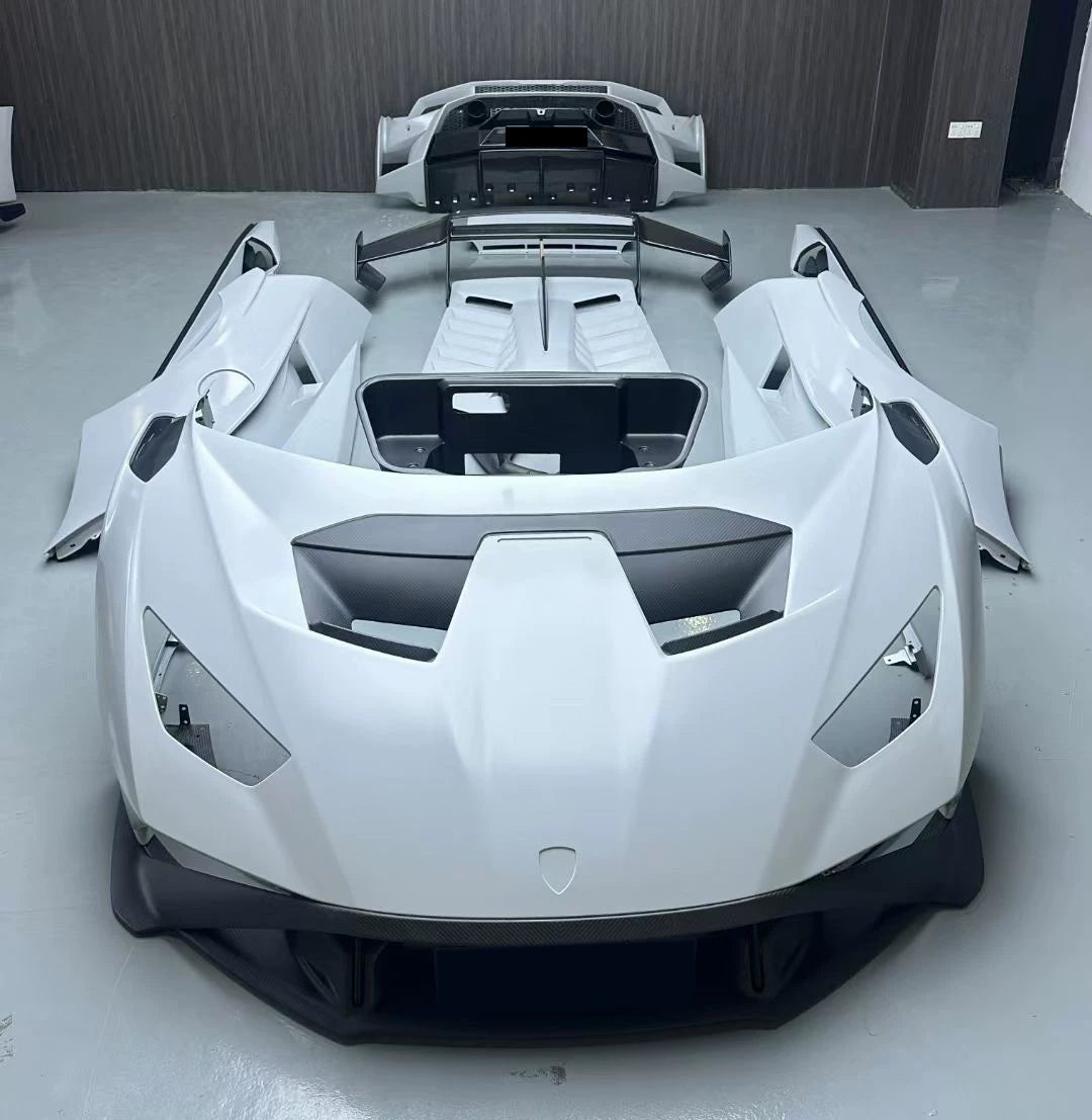 Lamborghini Huracan LP580 LP610 EVO STO-Style Dry Carbon Fiber Widebody Kit
