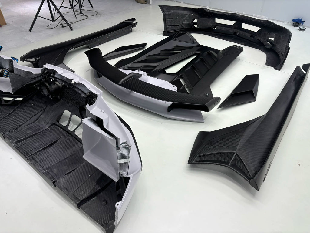 Lamborghini Aventador SVJ-Style Dry Carbon Fiber Full Body Kit (LP700 / LP720 / LP740 / LP750)