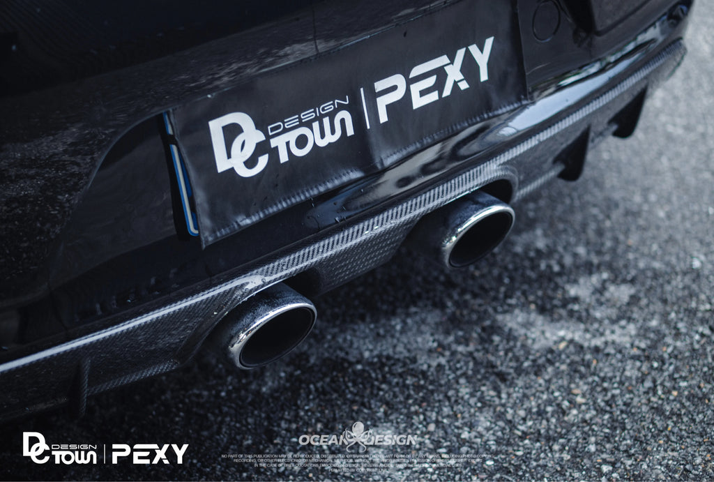 Porsche 911 991.2 Ocean Design-Style Carbon Fiber Aero Kit – Front Lip, Side Skirts, Rear Lip, Wing