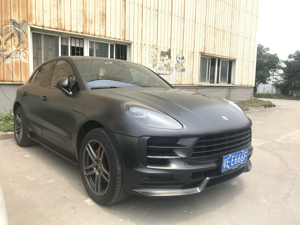 Porsche Macan Techart-Style Carbon Fiber Aero Kit – Front Lip, Side Skirts, Rear Lip, Wing, Front Vents