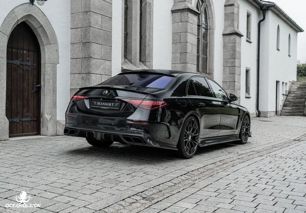 Mercedes-Benz S-Class S450 W223 MSY Style Dry Carbon Fiber Aero Kit – Front Lip, Side Skirts, Rear Lip, Rear Wing, Roof Spoiler, Mirror Covers, Air Vents, Fender Trim