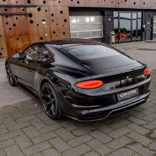 Bentley Continental GT MSY Style Dry Carbon Fiber Wide Body Kit – Front Lip, Fender Flares, Side Skirts, Rear Bumper, Hood, GT Wing, Mirror Covers & Trim