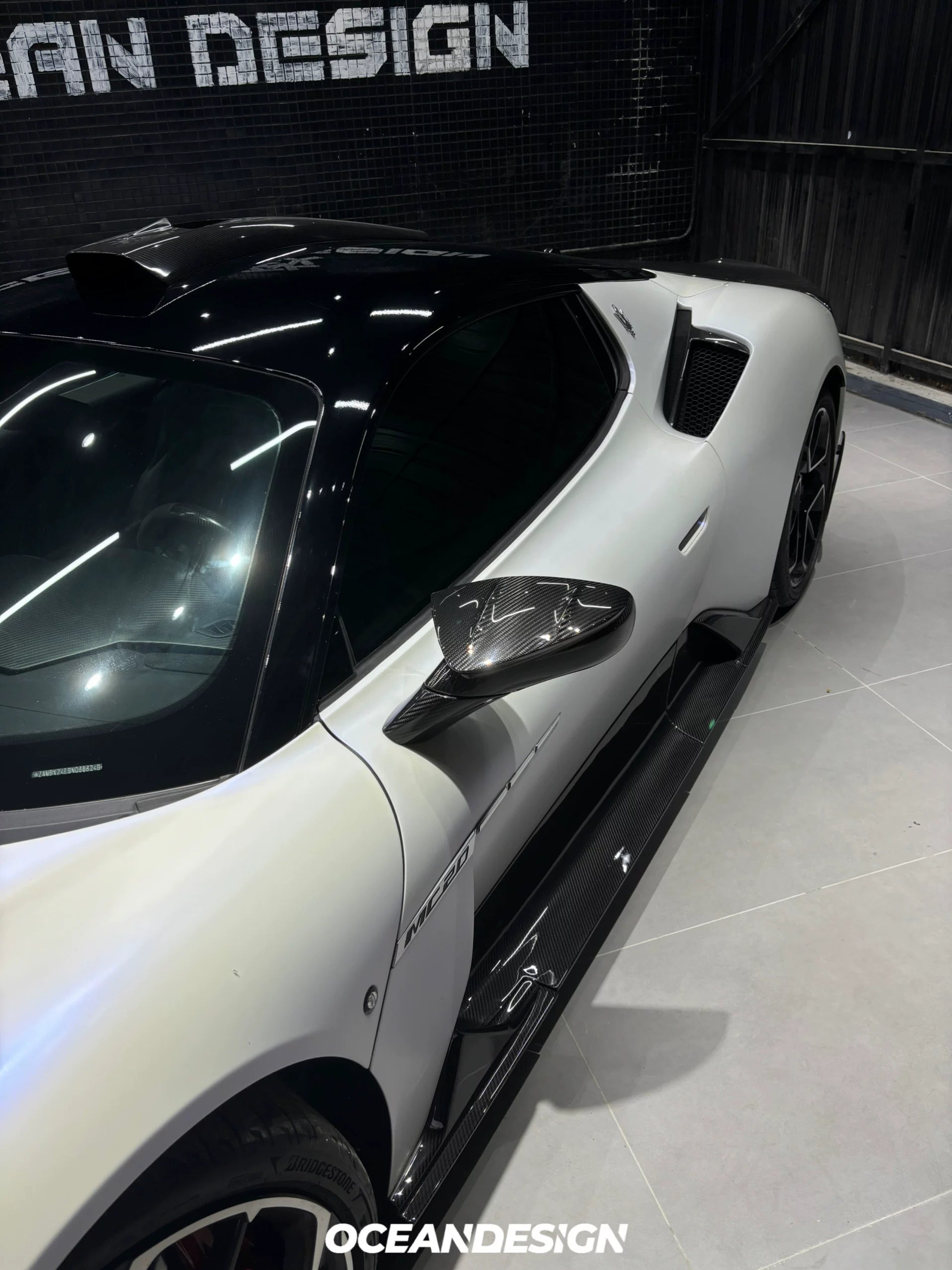 Maserati MC20 MSY Style Dry Carbon Fiber Aero Kit – Front Lip, Rear Lip, Diffuser, Hood, Side Skirts, Rear Wing, Mirror Covers, Engine Bay Trim