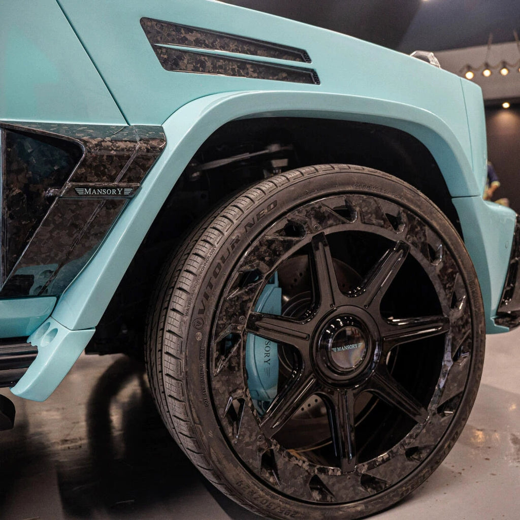 Mercedes-Benz G63 W464/W465 Mansory P920 Style Forged Carbon Fiber Wide Body Kit – Complete Kit, Hood, Wheel Arches, Rear Wing, Roof Light Bar, Spare Tire Cover & Trim