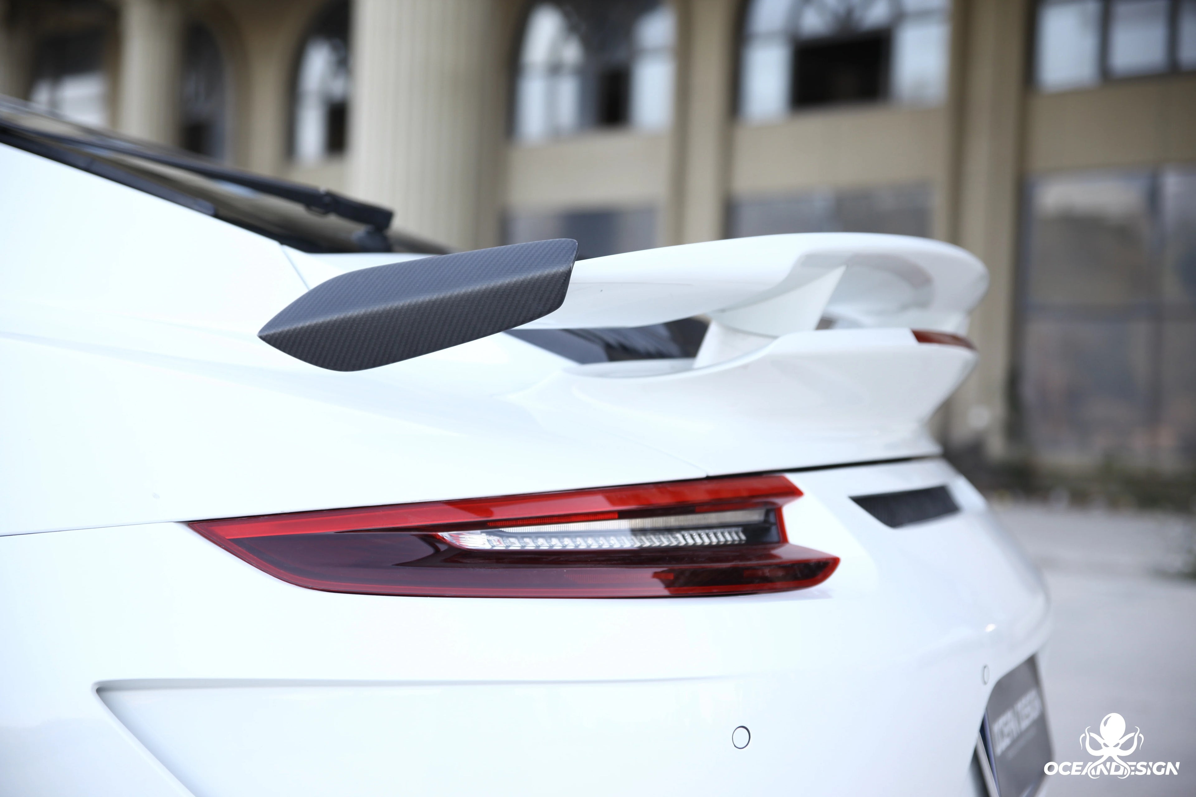 Porsche 911 991 Turbo S Topcar-Style Carbon Fiber Aero Kit – Front & Rear Bumpers, Lip, Wing, Hood
