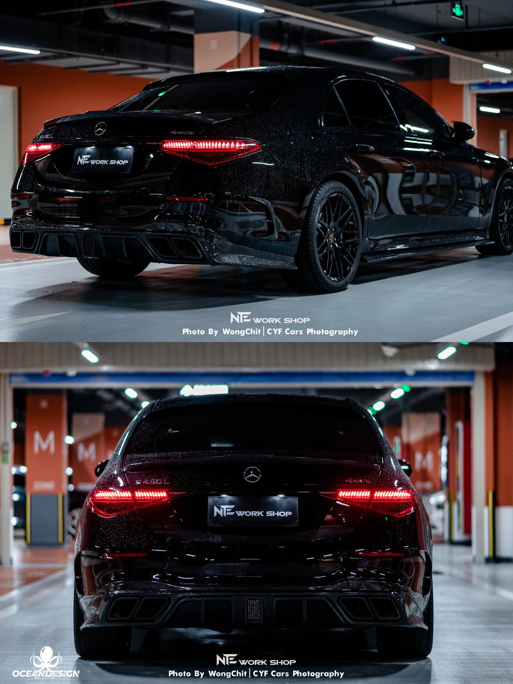 Mercedes-Benz S-Class S450 W223 MSY Style Dry Carbon Fiber Aero Kit – Front Lip, Side Skirts, Rear Lip, Rear Wing, Roof Spoiler, Mirror Covers, Air Vents, Fender Trim