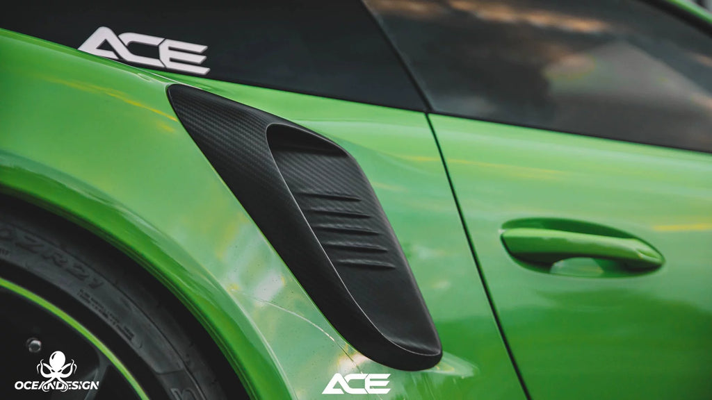Porsche 991 GT3 RS OEM-Style Dry Carbon Fiber Aero Kit – Front Lip, Side Skirts, Hood, Wing, Mirrors & More