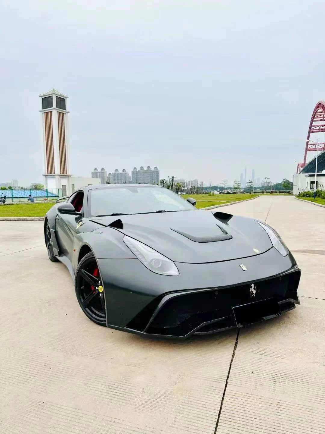 Ferrari F12 N-Largo-Style Semi-Carbon Fiber Widebody Kit