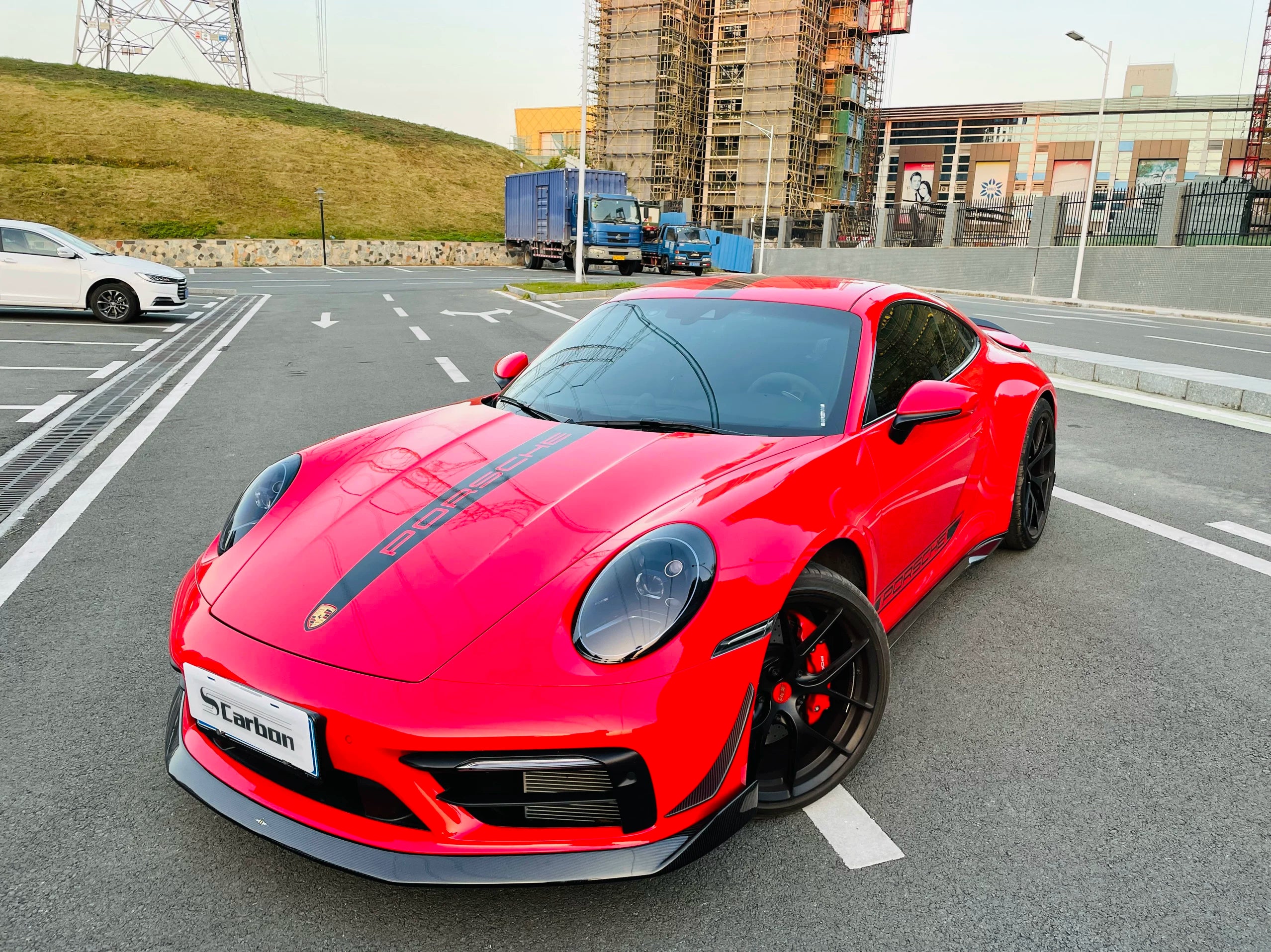 Porsche 911 992.1 MIW-Style Dry Carbon Fiber Aero Kit – Front Lip, Side Skirts, Rear Lip, Canards, Wing