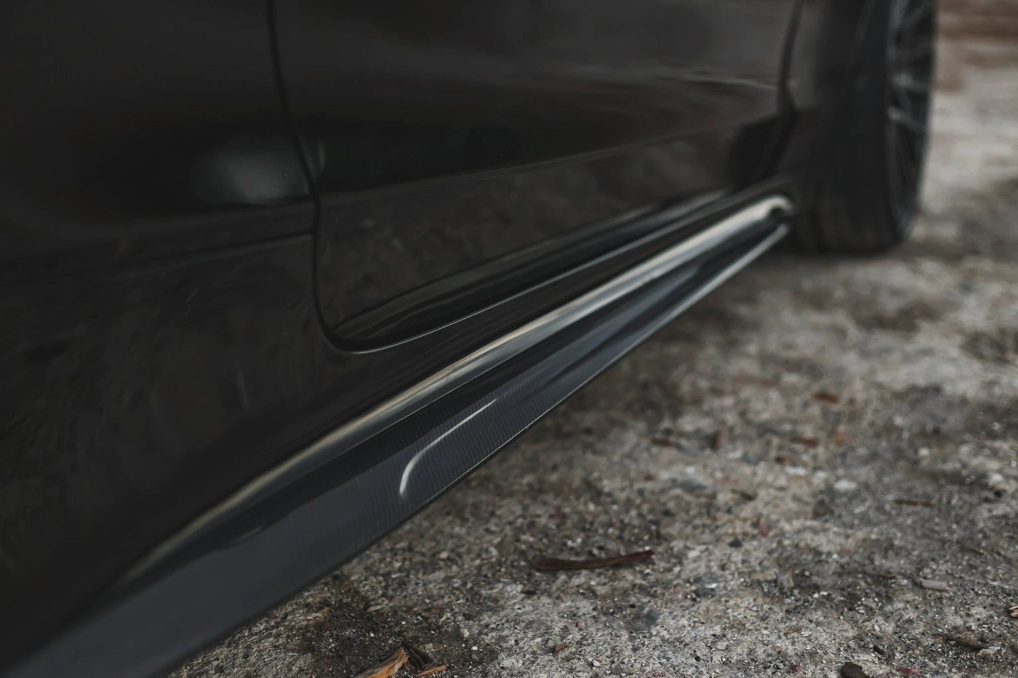 Mercedes-Benz C63 AMG W205 Coupe & Sedan Mode Carbon Style Carbon Fiber Aero Kit – Front Lip, Side Skirts, Rear Lip