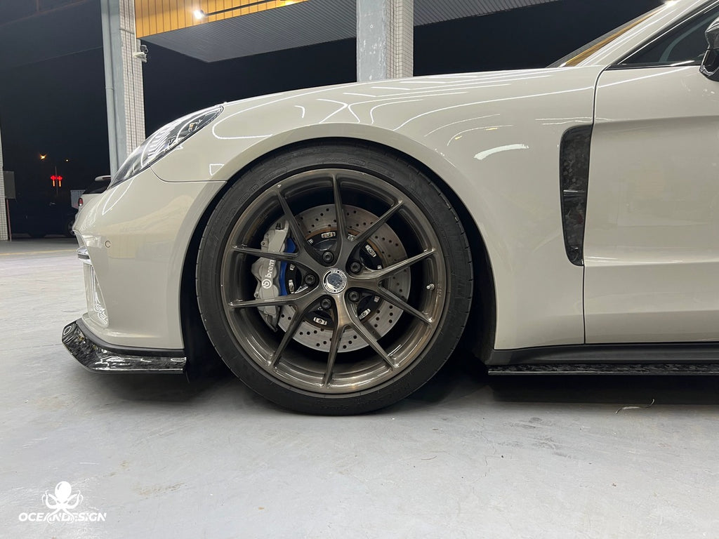 Porsche 971 Panamera OceanDesign OD-Style Dry Carbon Fiber Aero Kit – Front Lip / Side Skirts / Rear Lip / Rear Wing / Fender Trim