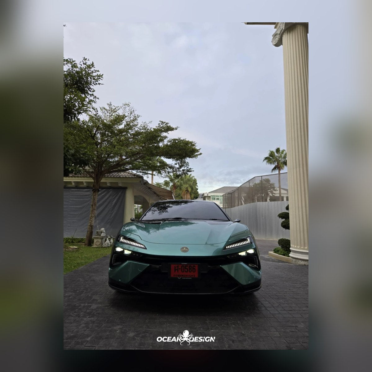 Lotus Emira / Eletre / Emeya Forged Carbon Fiber Marble-Texture Emblem