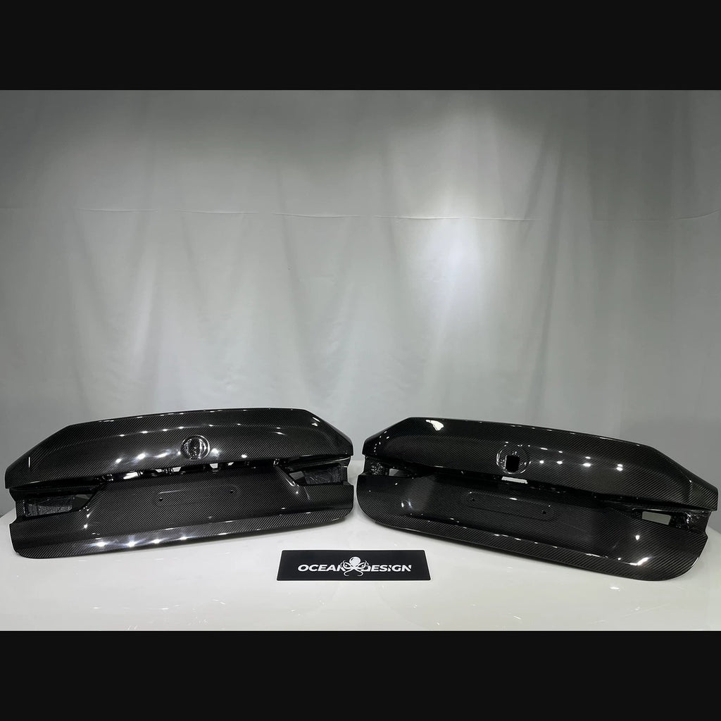 BMW G80 M3 / G82 M4 CSL-Style Dry Carbon Fiber Trunk Lid with Duck Tail Spoiler