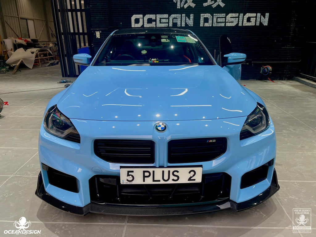 BMW G87 M2 OceanDesign OD-Style Dry Carbon Fiber Aero Kit – Front Lip / Side Skirts / Rear Lip / Rear Wing / Corner Pieces / Bumper Trim