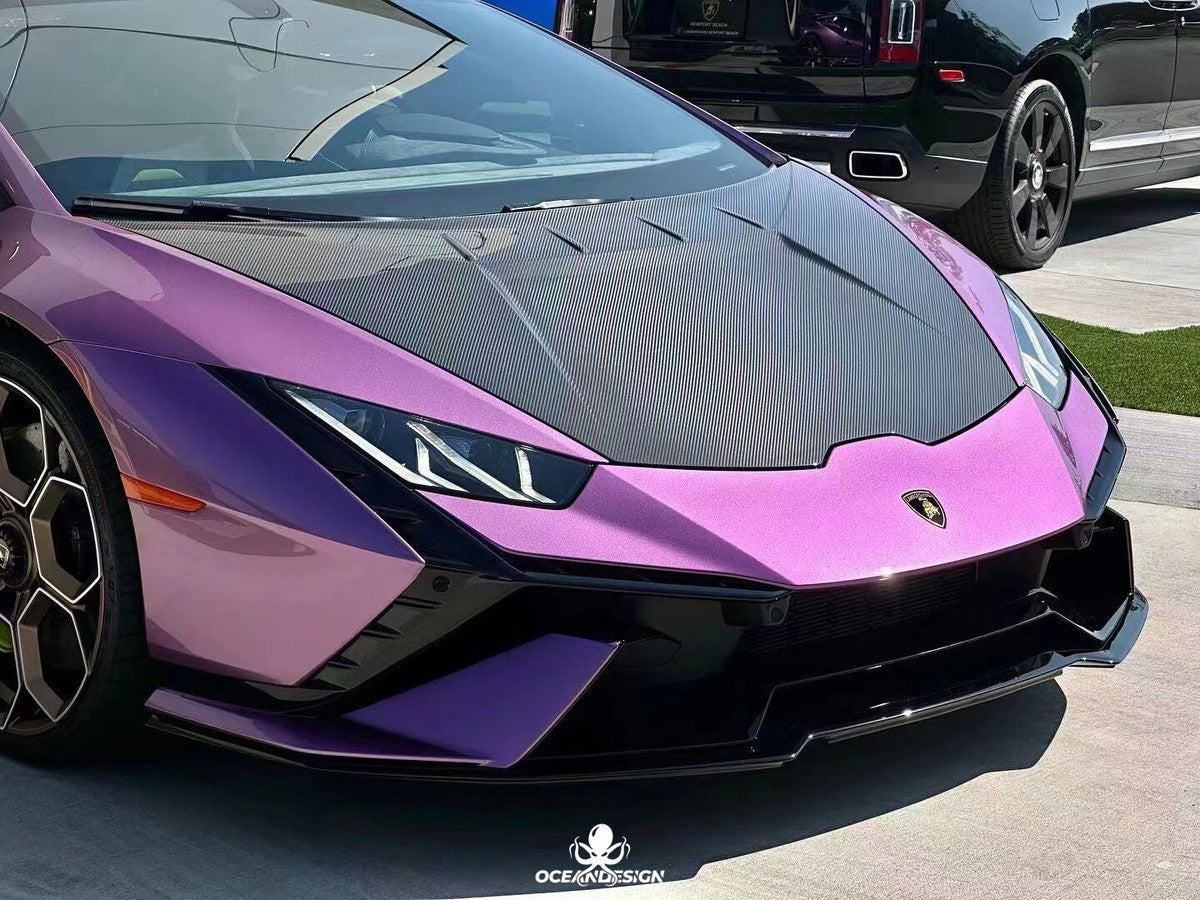 Lamborghini Huracan LP580 / LP610 / EVO Tecnica Style Dry Carbon Fiber Full Body Kit