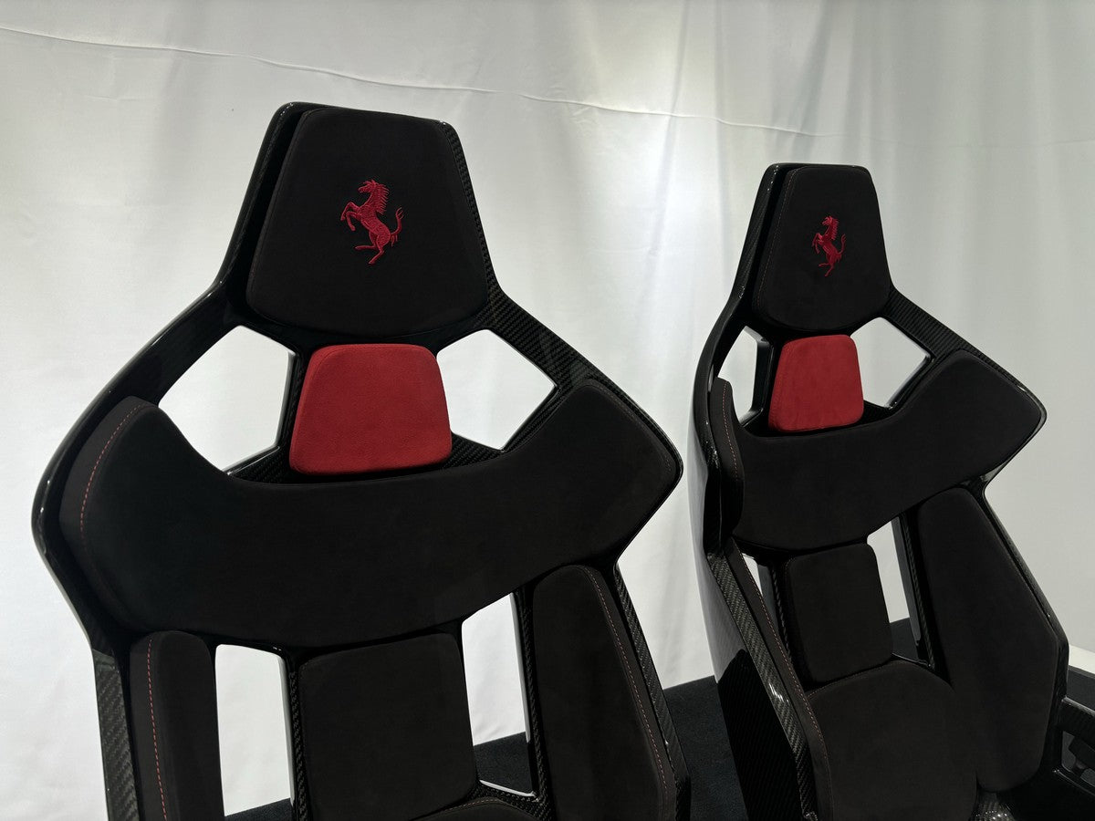Porsche GW Style Dry Carbon Fiber One-Piece Racing Bucket Seat – Alcantara Lightweight