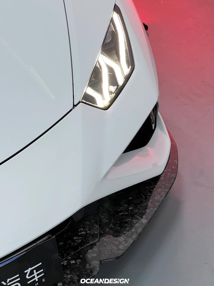 Lamborghini Huracan EVO N-Style Dry Carbon Fiber Aero Kit – Front Lip / Side Skirts / Rear Lip / Wing / 1016 Hood