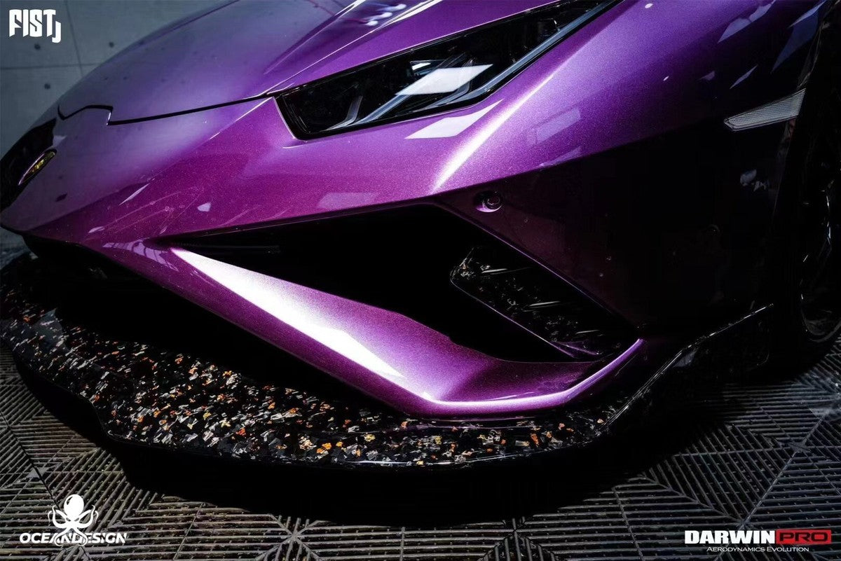 Lamborghini Huracan EVO RWD OD Style Dry Carbon Fiber Aero Kit – Front Lip / Side Skirts / Rear Lip / Wing / Hood / Mirrors