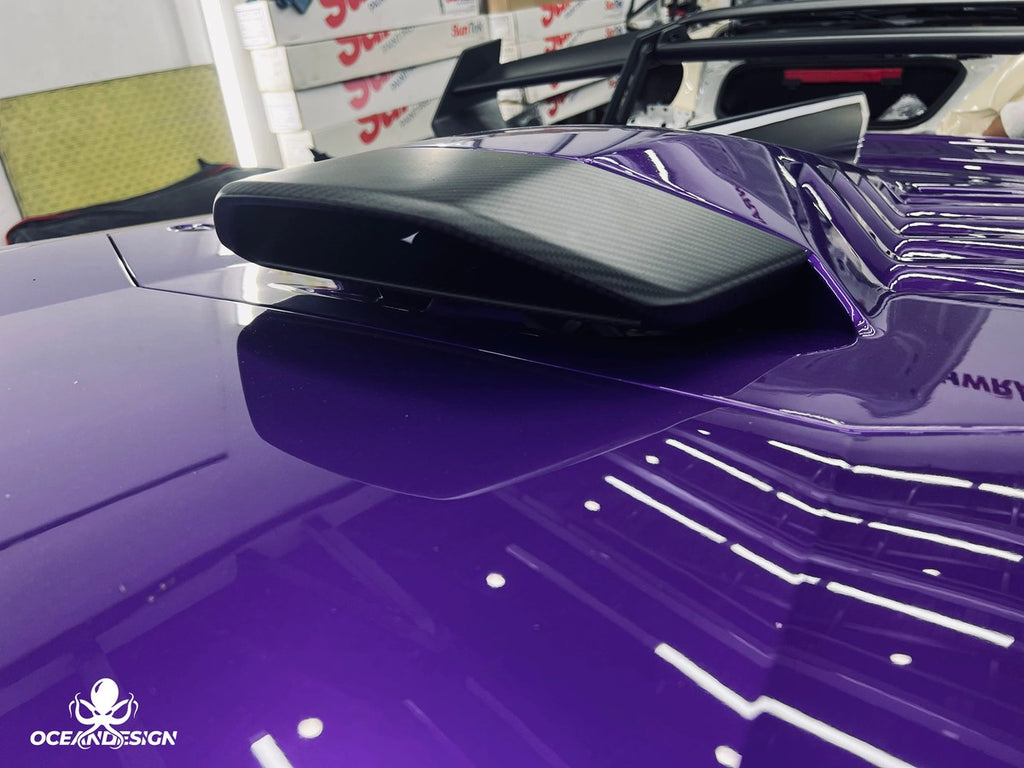 Lamborghini STO OEM Style Dry Carbon Fiber Aero Kit – Front Lip, Rear Lip, Rear Wing, Mirror Covers, Front Corner Pieces, Engine Bay Vents, Hood Vents