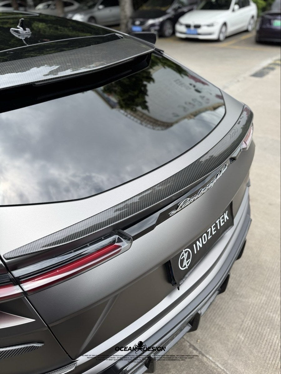 Lamborghini Urus Topcar Style Dry Carbon Fiber Aero Kit – Front Lip, Side Skirts, Rear Lip, Hood, Wing, Mirror Covers, Fender Trim, Wheel Arches, Air Vents, Interior Trim