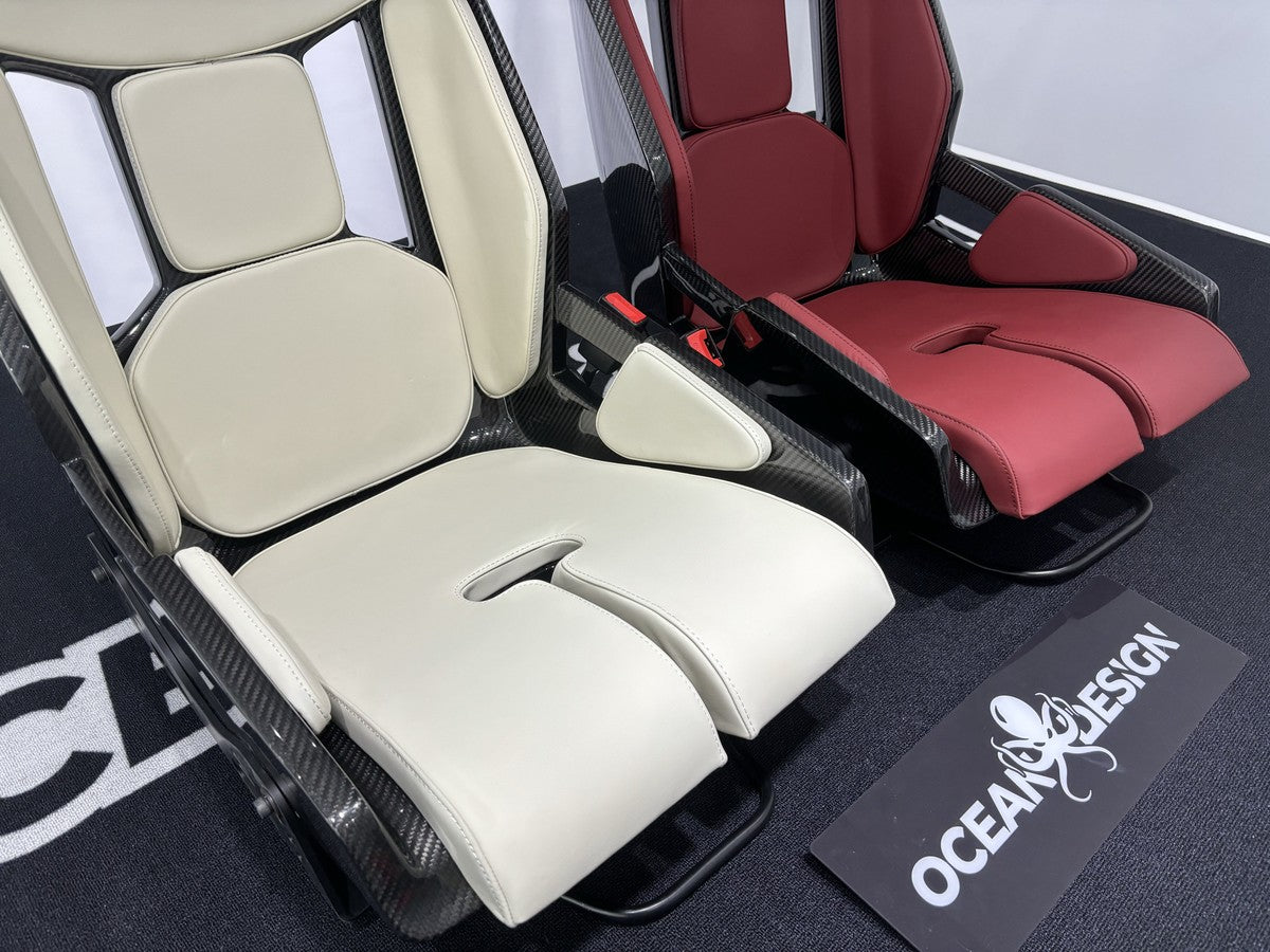 Porsche GW Style Dry Carbon Fiber One-Piece Racing Bucket Seat – Alcantara Lightweight