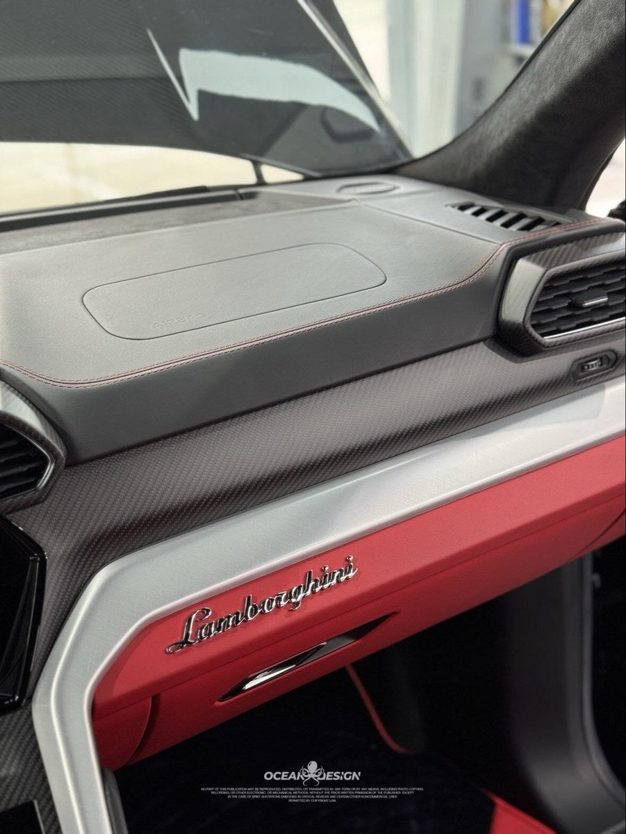Lamborghini Urus Topcar Style Dry Carbon Fiber Aero Kit – Front Lip, Side Skirts, Rear Lip, Hood, Wing, Mirror Covers, Fender Trim, Wheel Arches, Air Vents, Interior Trim