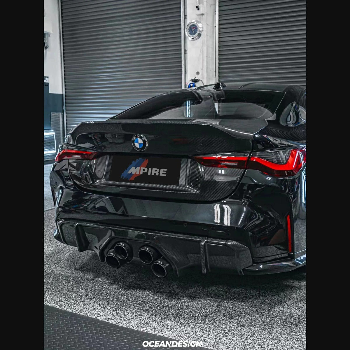 BMW G80 M3 / G82 M4 CSL-Style Dry Carbon Fiber Trunk Lid with Duck Tail Spoiler