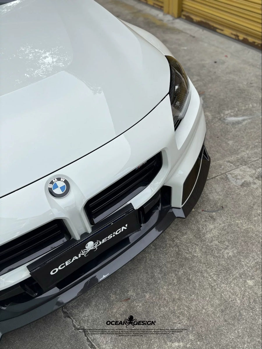 BMW G87 M2 OceanDesign OD-Style Dry Carbon Fiber Aero Kit – Front Lip / Side Skirts / Rear Lip / Rear Wing / Corner Pieces / Bumper Trim